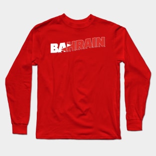Bahrain Vintage style retro souvenir Long Sleeve T-Shirt